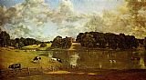 John Constable Paintings - Wivenhoe Park Essex by John Constable
